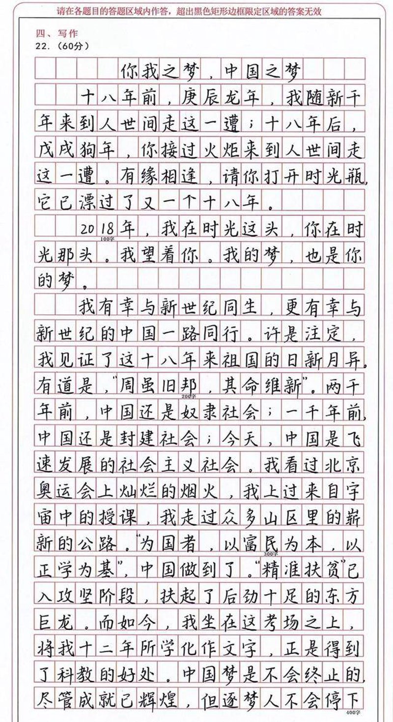 满分作文